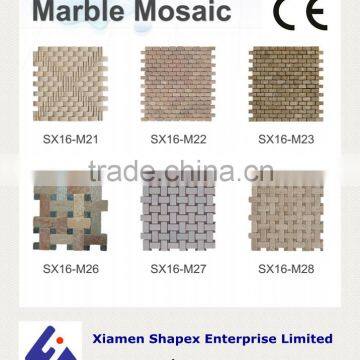 Good quality from own factory natural stone mosaic tile