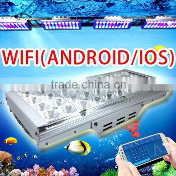 DSunY 400W LED Aquarium Light Built-in Timer Coral Reefs SPS/LPS Dimmable Marine Fish LED Aquarium Light, Sunrise Sunset