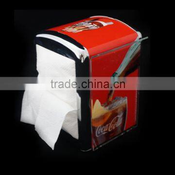 Tin can dispenser tissue box Napkin dispenser Napkin holder metal tin napkin dispenser