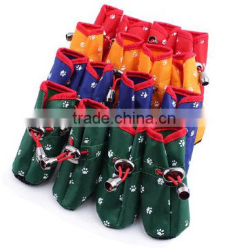 Wholesale outdoor pet dog waterproof shoes/dog rain boot