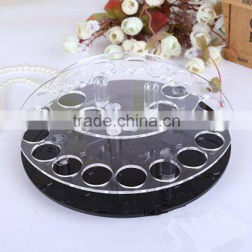 Top Class Fashionable Personalized Rotatable Acrylic Lipstick Cosmetic Display Rack photo-2