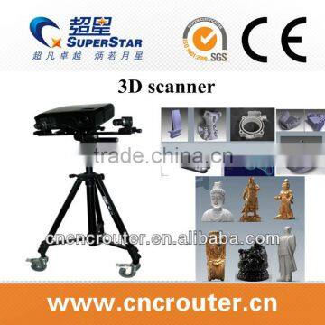 cnc router 3d scanner for wood cylider &3d material