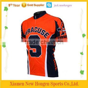 Orange color cycling jersey/cycling uniform/cycling wear