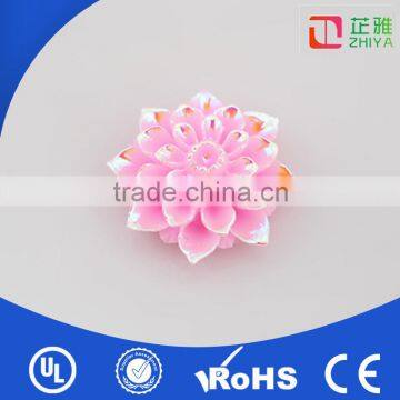 Natural pink lotus plating resin coated flowers