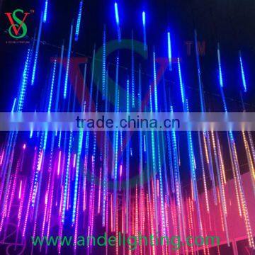 led meteor shower rain tube lights