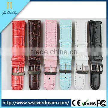 Leisure Style Matte Texture Multi Colors PU Leather Wrist Watch Band