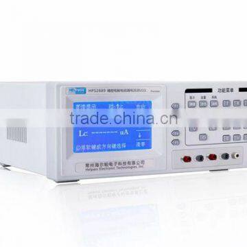 Electronic component tester electrolytic capacitance leakage current meter