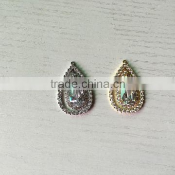 High quality cubic zirconia pendant jewelry components