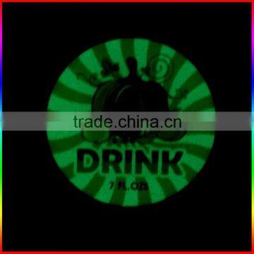 beer bottle Glow in the Dark Sticker