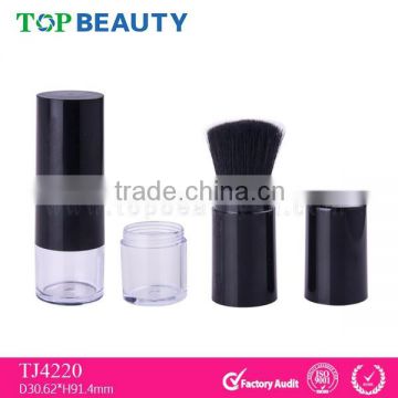 TJ4220- 7g Cosmetic Plastic Loose Powder Jar With Brush