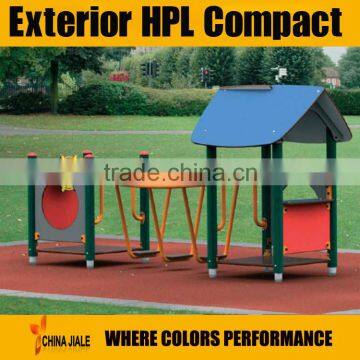 exterior hpl compact laminate for park furniture / exterior hpl laminate for sports facilities