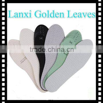 3mm green foam insole for shoes black latex refresh shoe soles antimicrobial cotton material insole shoes