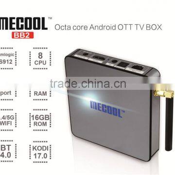New chip Amlogic S912 Android tv box
