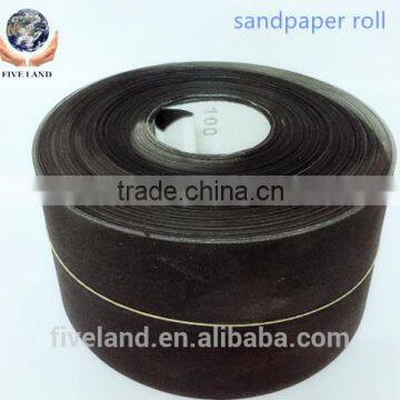 black glass sand abrsive paper rolls