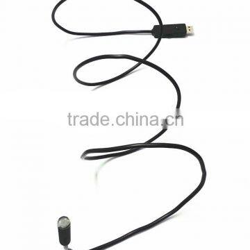 USB 4leds 10mm digital Hard-wire Waterproof Inspection Camera endoscope Gooseneck 2M