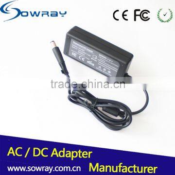 CE & RoHS certificated Laptop Adapter For HP 18.5V 3.5A 65W 7.4 with pin