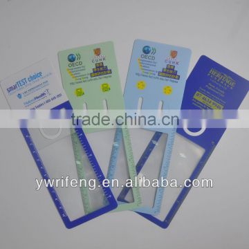 Plastic magnifying sheets / credit card magnifier