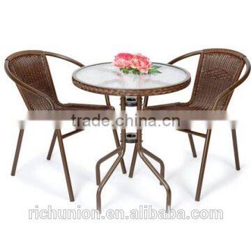 Patio Wicker Bistro Set