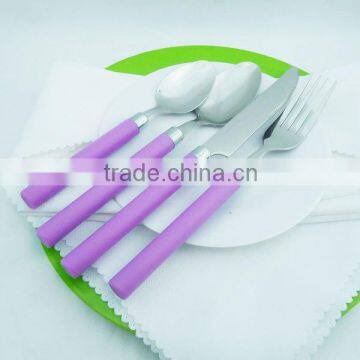 Stainless Steel Flatware Colored Handle