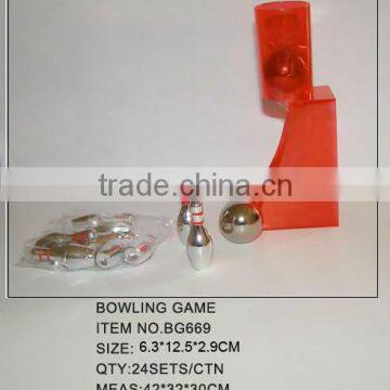 kids bowling game with steel ball