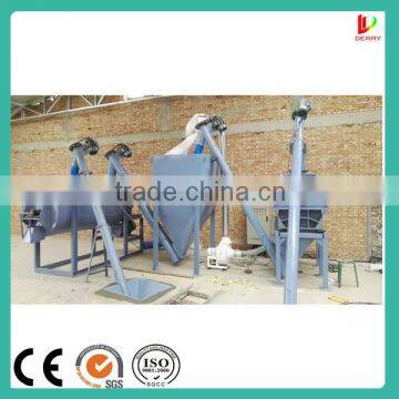 farm horizontal spiral mix animal poultry feed stirring machine