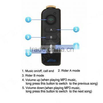 SZwinzon V8 Motorcycle Bluetooth Helmet Intercom Headset 5 Riders Talk at The Same Time Remote Control NFC FM 1200M photo-4