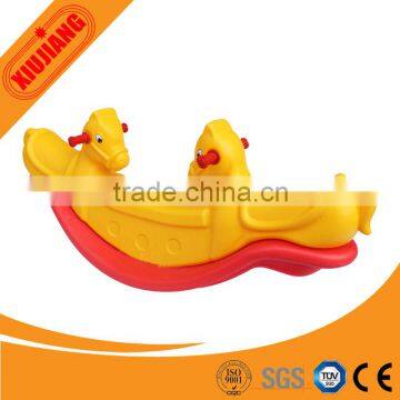 Indoor Outdoor Playground Kids Play Zone Plastic Rocking Horse photo-6