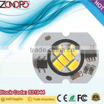 6w 2w 110v 220v input voltage constant current driver on board triac dimmable round light candle light cob ac engine