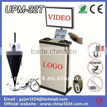 2015 New products advertisment umbrella wrapper bin mechanism