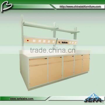 Popular Design Laboratory Floor Mounted Steel Furniture Work Bench With Drawers photo-2