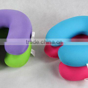 Total Solid Color Horse Shaped Neck Pillow,with Microbeads Filling photo-4