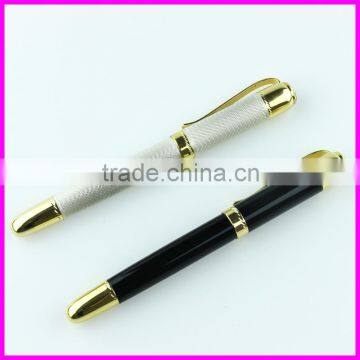 White and classic black barrel copper roller ink pen and heavy metal pens for wedding souvenirs