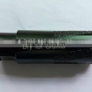 diamond core bit for granite with dry drilling