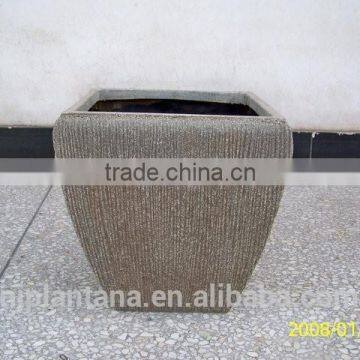 CURVE LINE pots small plant pots fiber stone pots for garden decoration