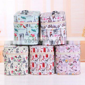 Europe and the United States sell like hot cakes wholesale custom luxurious leather dressing case, han edition fashion beautiful