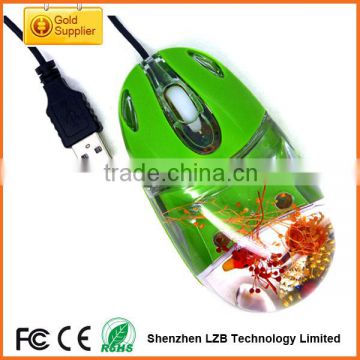 liquid wired mouse with floaters/liquid floater mouse/usb liquid mouse folaters