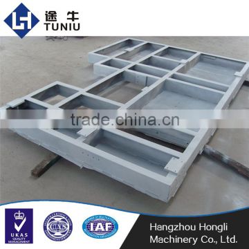 Extruding machine steel body welding spare parts