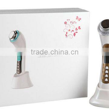 BP-0152 handheld home use Phototherapy ultrasonic galvanic facial beauty equipment