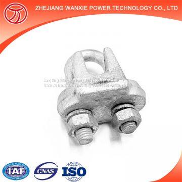 Wire Rope Fasteners Hot Dip Galvanized Stay Wire Clamps/ Guy Clips/ Wire Rope Clips