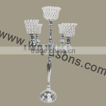 party decoration used candelabra | jet black candelabra for decor | standing floor candelabra