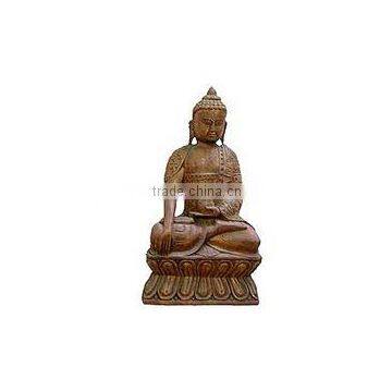 Buddha/ made of wood/new design buddha statue