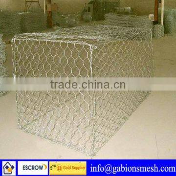 Zinc caoted gabion box wire mesh ,China professional manufacturer