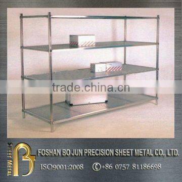 custom stainless steel storage 4 tier plate rack made in China