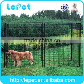 wholesale Large outdoor galvanized kennel for dog/pet display cage/commercial dog cage