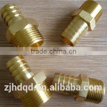 Threaded Connection With Sleeve for Rubber Hose Connector , High Performance Forged Brass Connector With Size of 1/4" 3/8" 1/2" photo-4