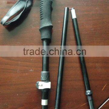 Folding Walking Stick foldable 4 section walking stick with led light crutch