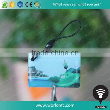 Rewrittable 13.56MHz RFID Epoxy/ ISO14443A NFC Epoxy Key Tag With 4K Memory photo-2