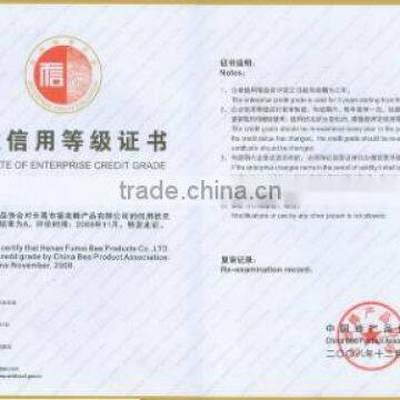 certificate of enterprise credit grade