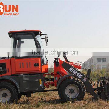 Qingdao Everun ER15 Small Front End Loader With Multi-Function Accessories photo-5