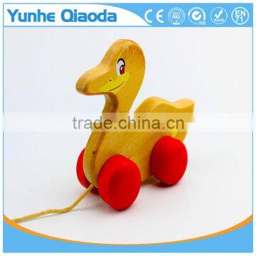 Pull Along Duck Baby Toy classic wooden construction for hours of fun